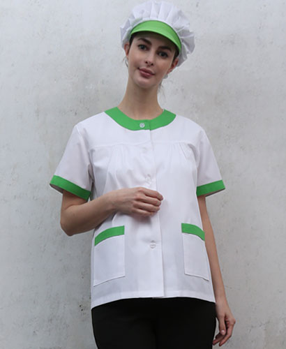 SHA-82 연두 라운드 반팔