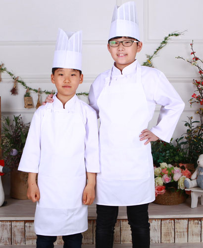 SK-20 백색 목걸이 앞치마