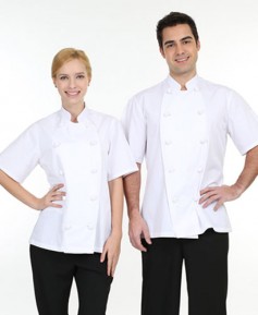 SKO-117 반팔  백색 기능성 쿡복