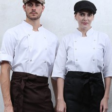 SKO-127 백색 기능성 이중소매 ㅡㅡㅡ스넵버튼