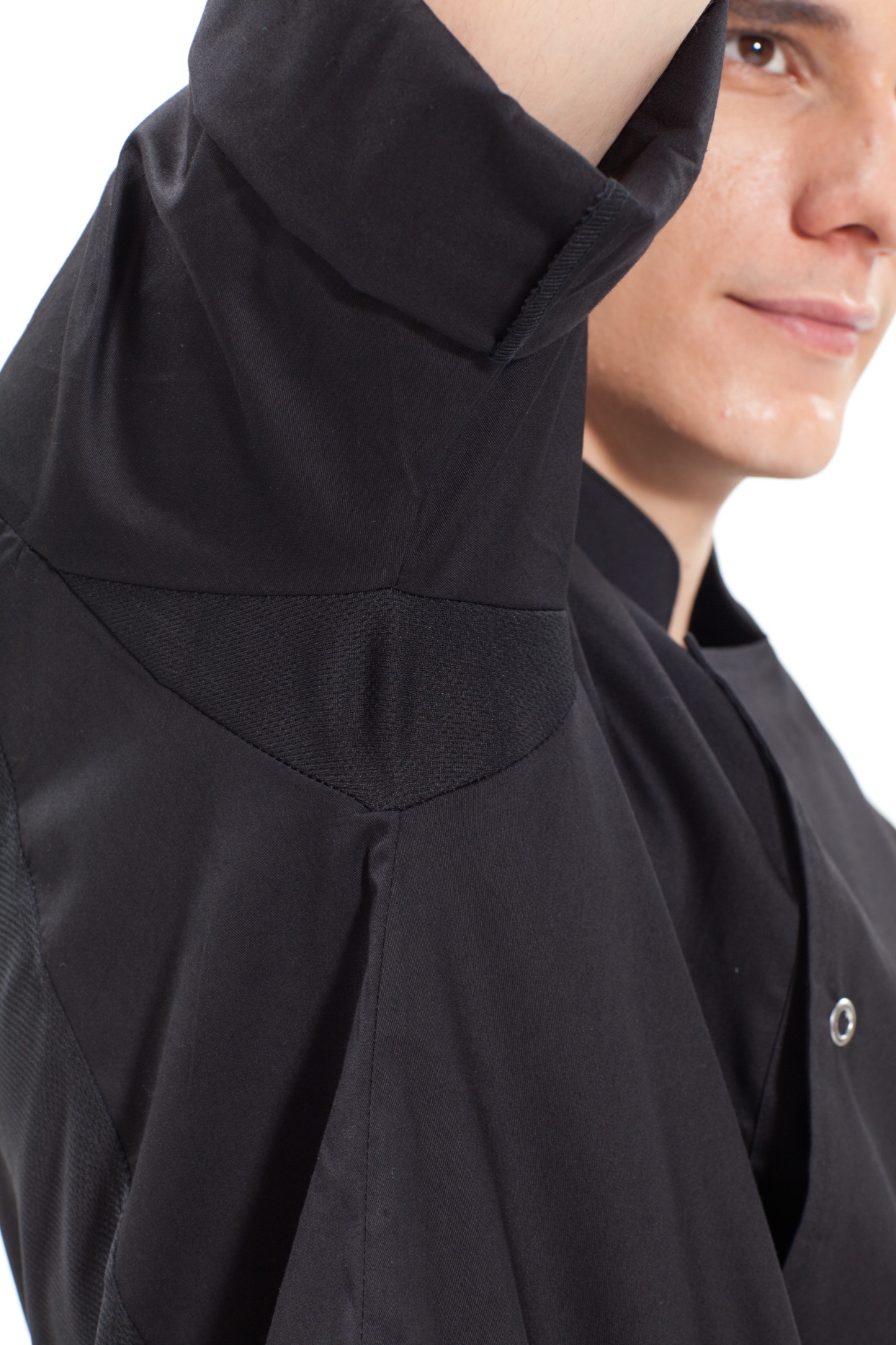 SKO-128 검정 기능성 이중소매 스넵