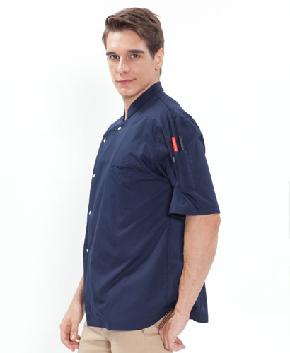 SKO-139 반팔 네이비 싱글단추 스넵