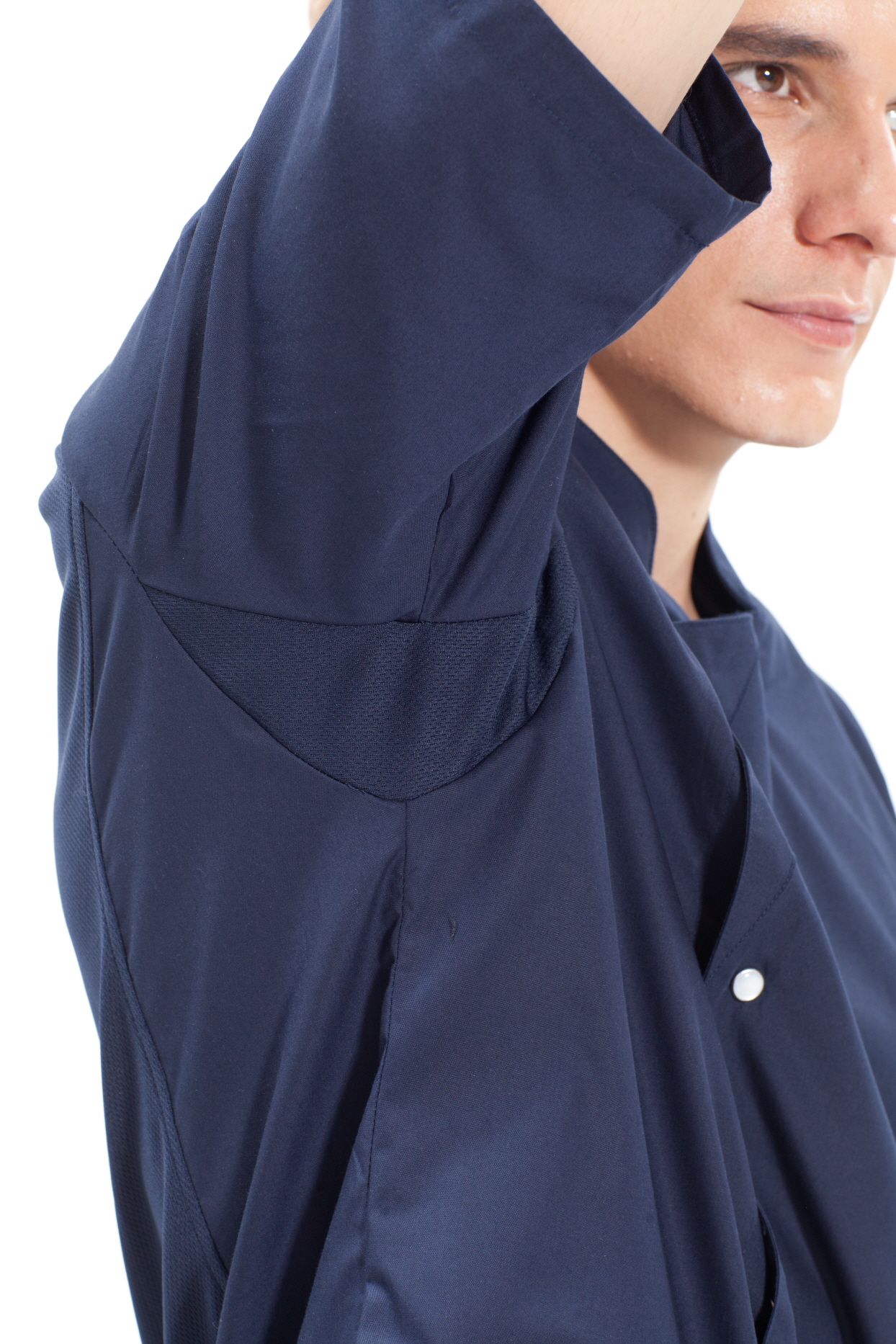 SKO-139 반팔 네이비 싱글단추 스넵