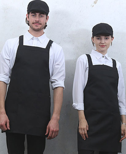 SSA-525 검정 기본앞치마
