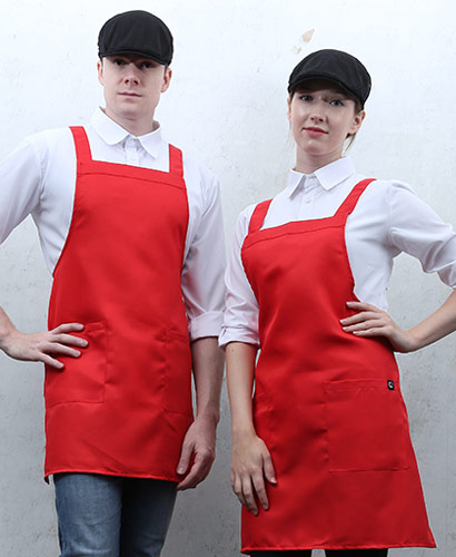 SSA-526 적색 기본앞치마