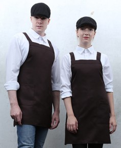 SSA-528 갈색 기본앞치마