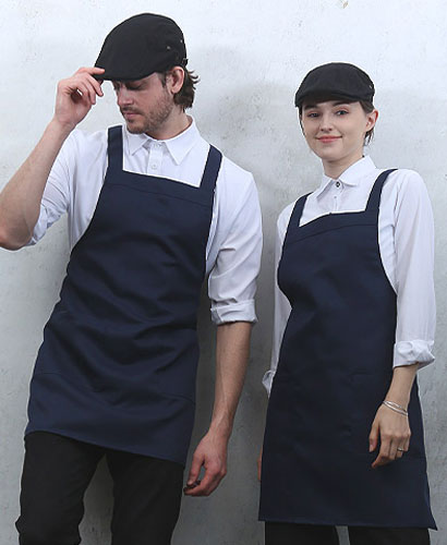 SSA-529 곤색 기본앞치마