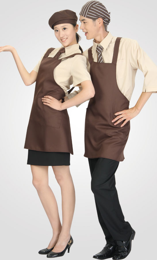 SSA-604 X형 커피 엉덩이가림 앞치마