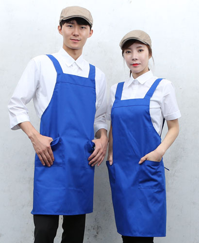 SAP-188 코발트 뒤H형 앞치마ㅡㅡㅡ(넉넉한사이즈)