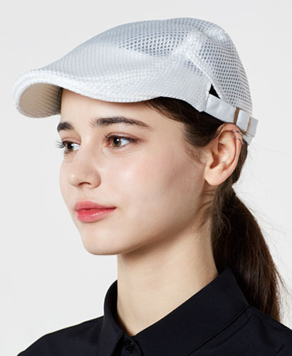 SC-518 화이트메쉬 조절끈헌팅캡