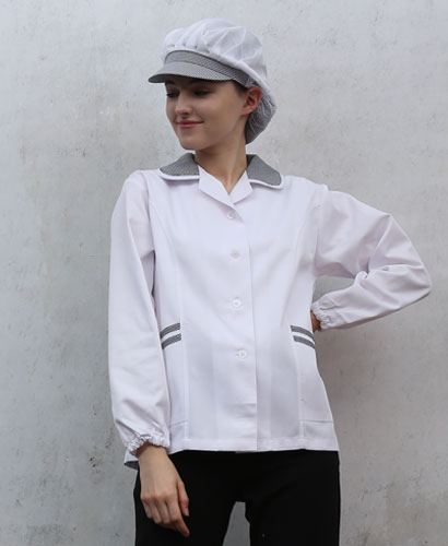 SHA-49  검정체크카라 위생복