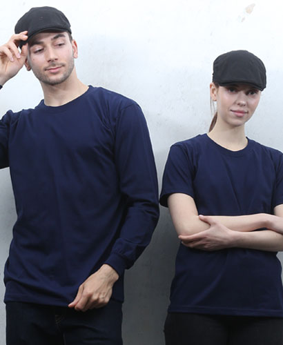 ▶T3-72 긴팔/반팔 무지 면 라운드티 ㅡㅡㅡ(곤색)