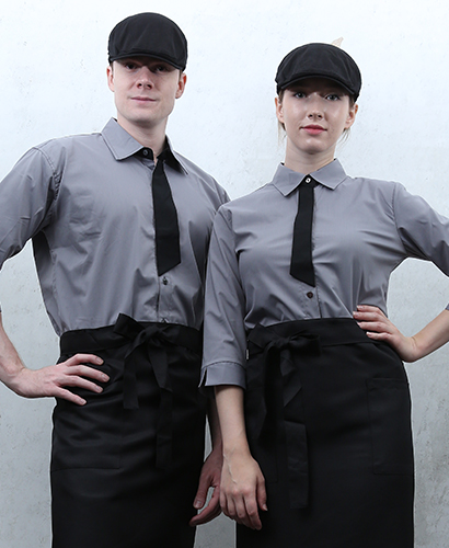 SY-365 NEW 칠부 회색 검넥타이 포인트  (남여공용)