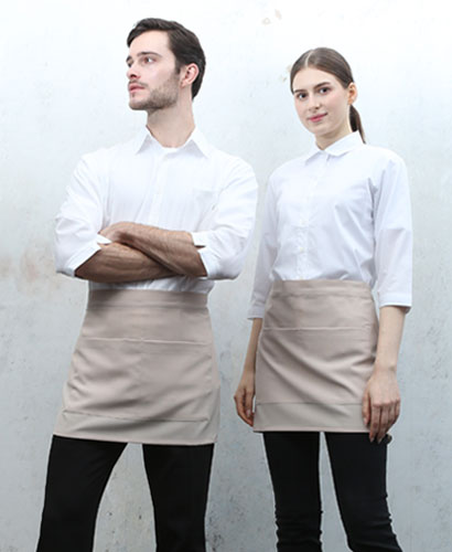 SAP-350 베이지 폴리스판 서빙허리 - 47cm