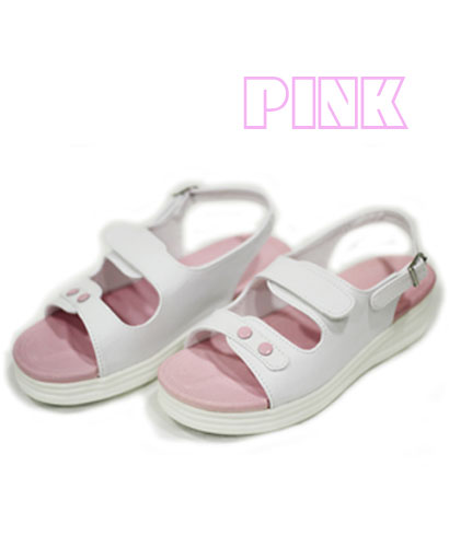 SK-11 고급 간호/영양사 샌들ㅡㅡㅡ 화이트핑크 ◀