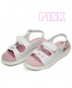 SK-11 고급 간호/영양사 샌들ㅡㅡㅡ 화이트핑크 ◀